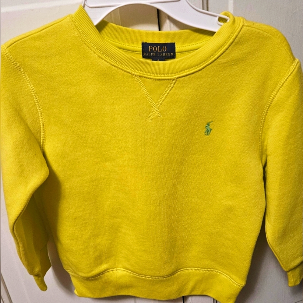 Polo Ralph Lauren Yellow Sweatshirt